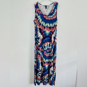 Swimsuits For All Tie Dye Print Dress